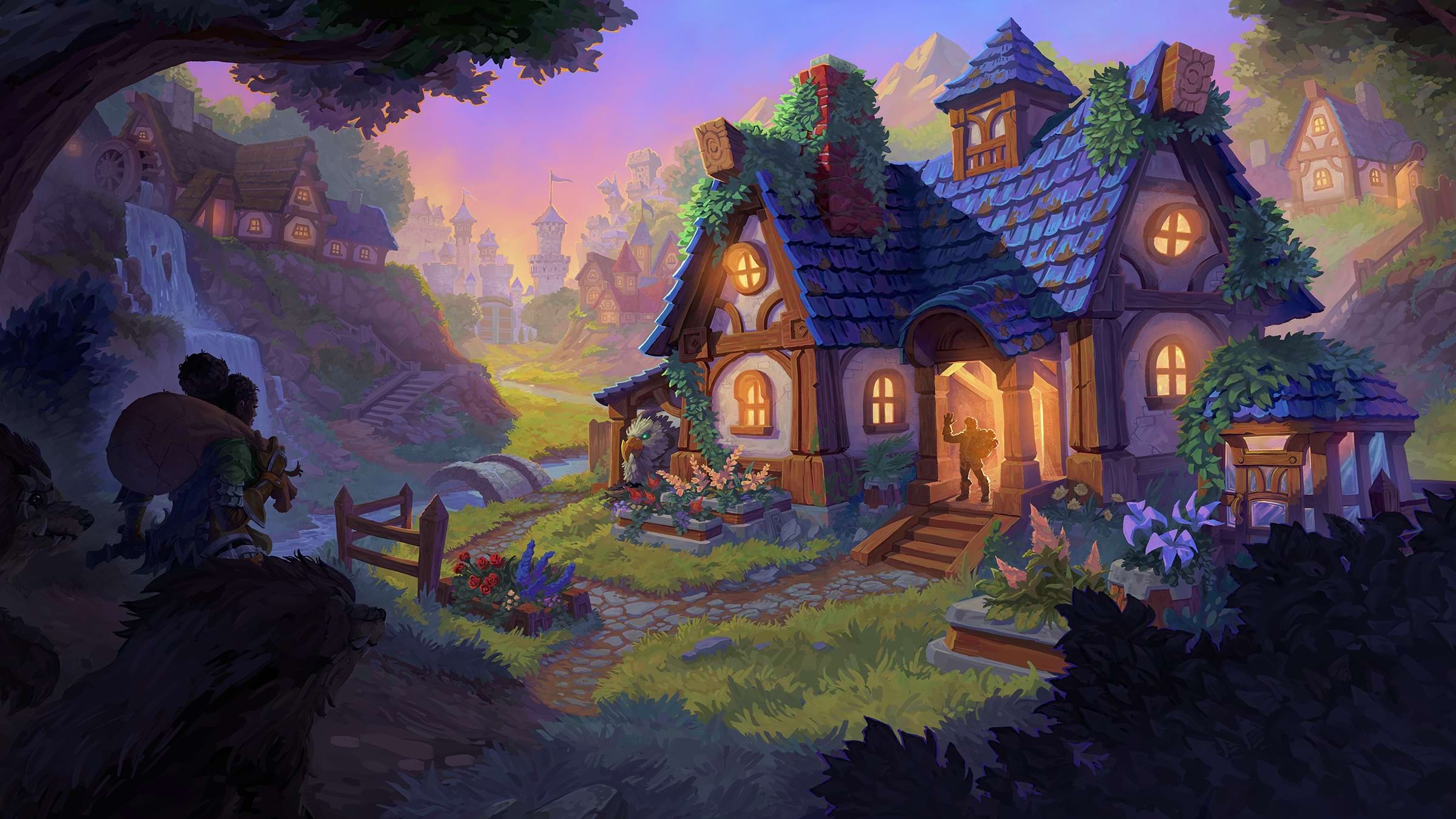 Fantasy House Illustration